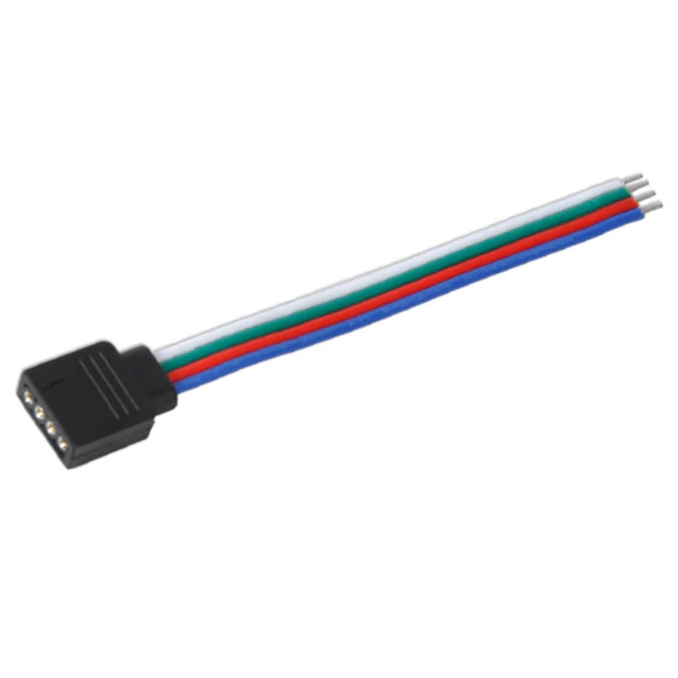 Verenigen Bijproduct Schuur RGB LED-strip connector snoer 15 cm | LED Wereld