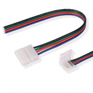 RGB aansluitstuk met kabel 15 cm soldeervrij