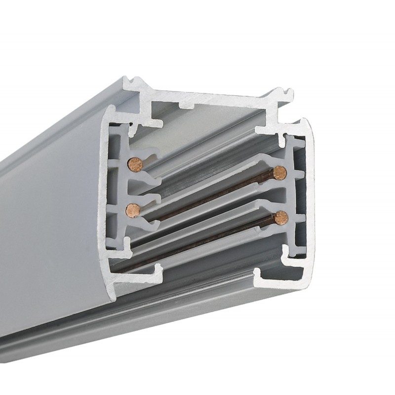 Ga op pad Sobriquette Regeneratie Powergear Spanningsrail 3 fase - 2 meter wit | Led Wereld