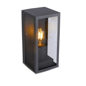 LED-wandlamp Piace zwart E27