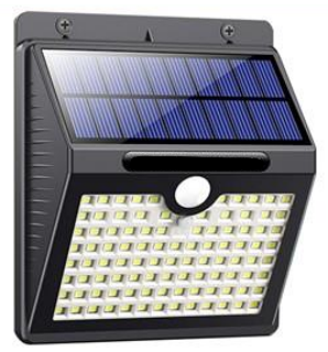 rand Toelating Advertentie Solar LED-wandlamp met sensor Solare zwart | Led Wereld