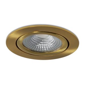 LED-inbouwspot Vivaro goud dimbaar