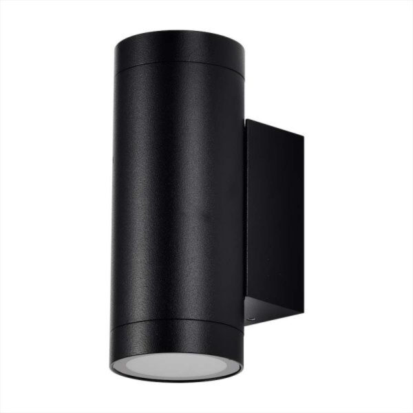 LED-wandlamp Pedri zwart GU10 Up-Down